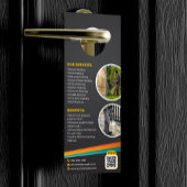 加圧洗濯場清掃用動力洗浄サービス ドアノブサイン