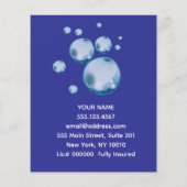 加圧洗濯室清掃動力洗面フライヤー チラシ (裏面)