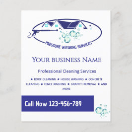 加圧洗濯室清掃動力洗面フライヤー チラシ