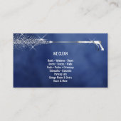 加圧洗濯屋清掃屋根清掃バス 名刺 (裏面)