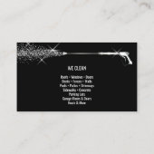 加圧洗濯屋清掃屋清掃屋根の清掃 名刺 (裏面)