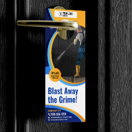 加圧洗濯屋窓清掃動力洗剤 ドアノブサイン