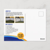 加圧洗濯屋窓清掃動力洗剤 ポストカード (裏面)