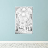 加山のアジ・セイド・フセイン・バザール「航海」より キャンバスプリント (インサイチュ (ウッドフロア))