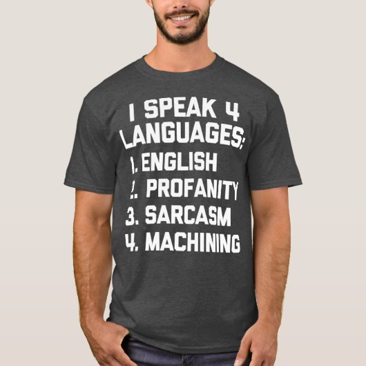 加工おもしろい者CNC加工ジョークおもしろい Tシャツ (正面)