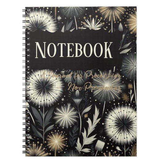 加工のためのジャーナルであって、偽りではない ノートブック (正面)