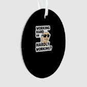 加工懸命又は加工おもしろいミームシール オーナメント (正面)