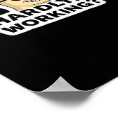 加工懸命又は加工おもしろいミームシール ポスター (角)