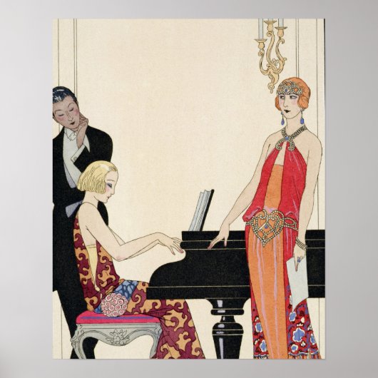 加持法、「ガゼット・ド・ボン・トン」のイラストレーション ポスター (正面)