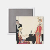 加持法、「ガゼット・ド・ボン・トン」のイラストレーション マグネット (正面/裏面)