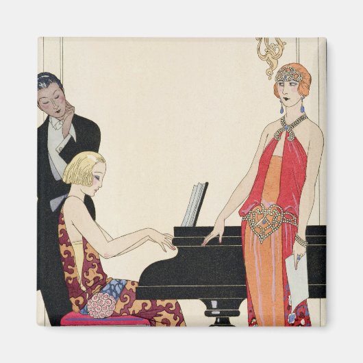 加持法、「ガゼット・ド・ボン・トン」のイラストレーション マグネット (正面)