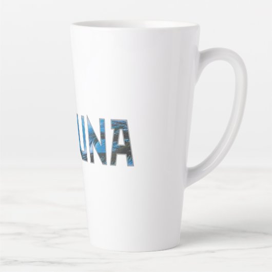 加湖奈 カフェラテマグ (右)