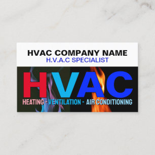 加熱と冷却 ACおよび換気、Pro HVAC 名刺
