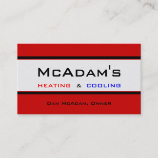 加熱冷却HVACヒートポンプ炉A/C 名刺