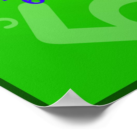 加算と減算の分数{Math Poster} ポスター (角)