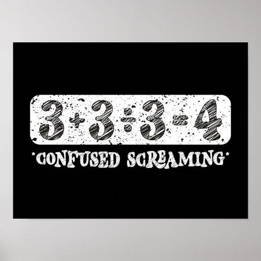 加算の除算の減算が等しい ポスター (正面)