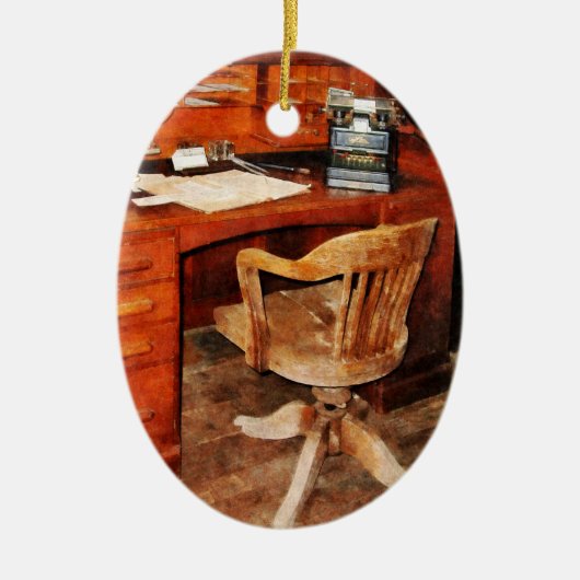 加算機 セラミックオーナメント (正面)