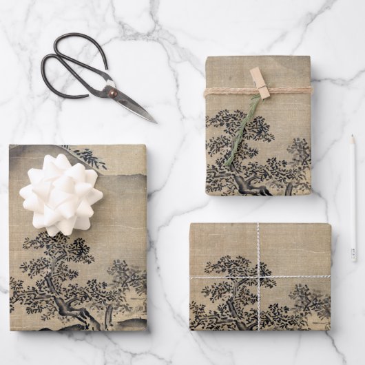 加納近信風景包紙 ラッピングペーパーシート (正面)