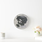 加羽橋 ラウンド壁時計 (ホーム)