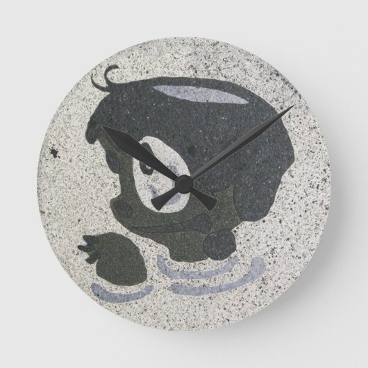 加羽橋 ラウンド壁時計 (正面)