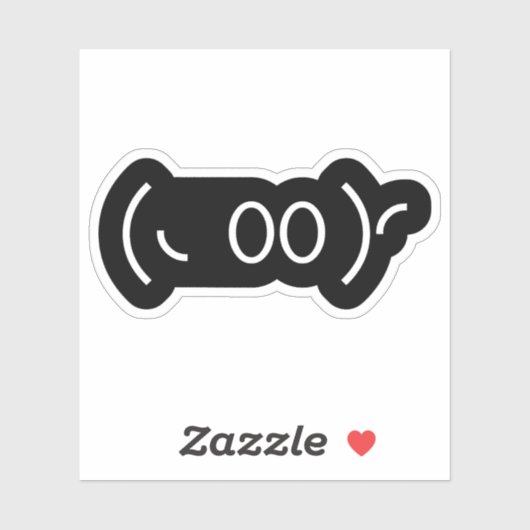 加面地幽霊日本の絵文字 シール (シート)