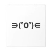 加面寺風宮日本の絵文字 ノートパッド (正面)