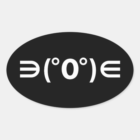 加面寺風宮日本の絵文字 楕円形シール (正面)