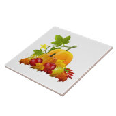 加飾かぼちゃの収穫用セラミックタイル タイル (側面)