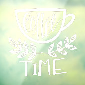 加飾コーヒータイムコーヒーショップ事業 ウィンドウサイン (シート3)