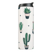 加飾サボテン多肉継ぎ目パターン タンブラー (回転左)