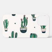 加飾サボテン多肉継ぎ目パターン Case-Mate iPhoneケース (裏面 (横))