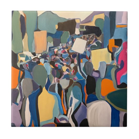 加飾タイルコースター タイル (正面)