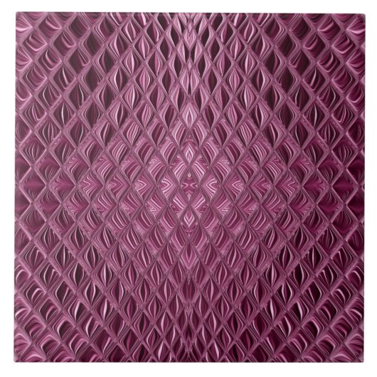 加飾マゼンタセラミックタイル タイル (正面)