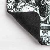 劣った裁判所の孤児の子供の採用 マウスパッド (コーナー)