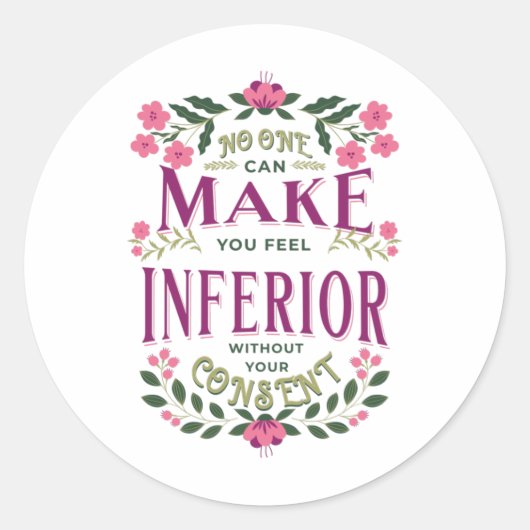 劣感じエレノールルーズベルト女性の権利クラス ラウンドシール (正面)