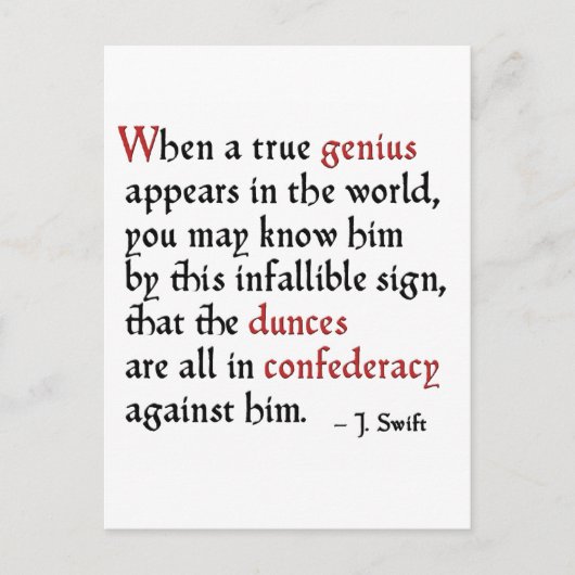 劣等生のConfederacy ポストカード (正面)