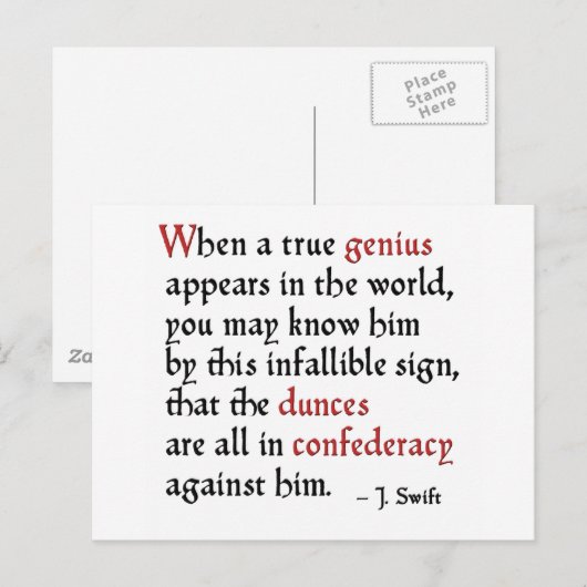 劣等生のConfederacy ポストカード (正面/裏面)