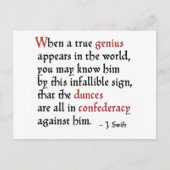 劣等生のConfederacy ポストカード (正面)