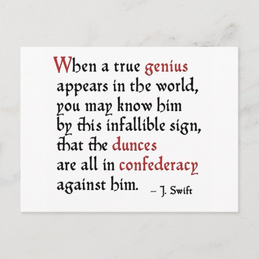 劣等生のConfederacy ポストカード (正面)