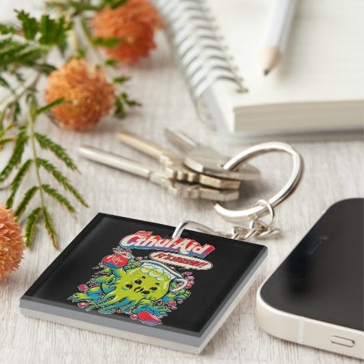 助かっこい助かっこい・援助カルトインスパイアファン キーホルダー (正面右)