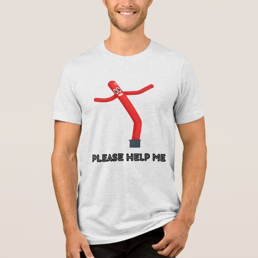 助けてください トライブレンドTシャツ (正面)
