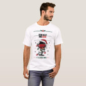 「助けて ワインを送って」面白いクリスマスTシャツ Tシャツ (正面フル)