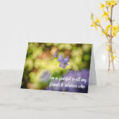 助けに感謝来するのは、 カード (黄色い花)