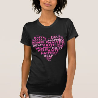 助けのハイチのTシャツおよび服装 Tシャツ