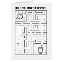 助けのフクロウコーヒー-ブランク--を中見つけるため