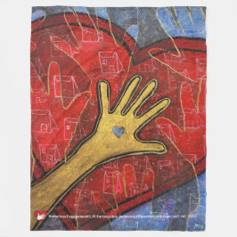 助けのフリースブランケット フリースブランケット