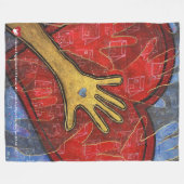 助けのフリースブランケット フリースブランケット (正面(横))