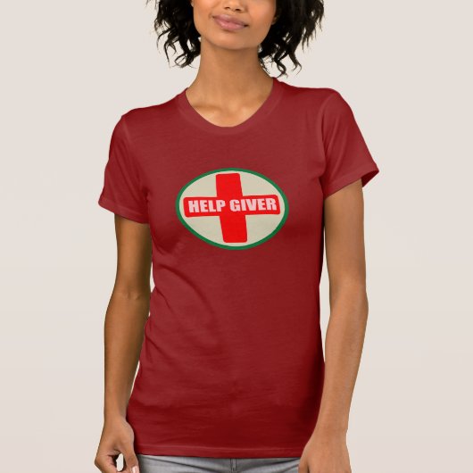 助けの寄贈者の赤十字 Tシャツ (正面)