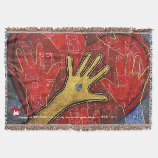 助けの布毛布 スローブランケット (正面)