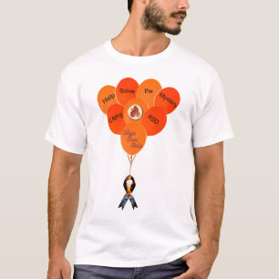 助けはミステリーCRPS RSD気球のティーを解決します Tシャツ